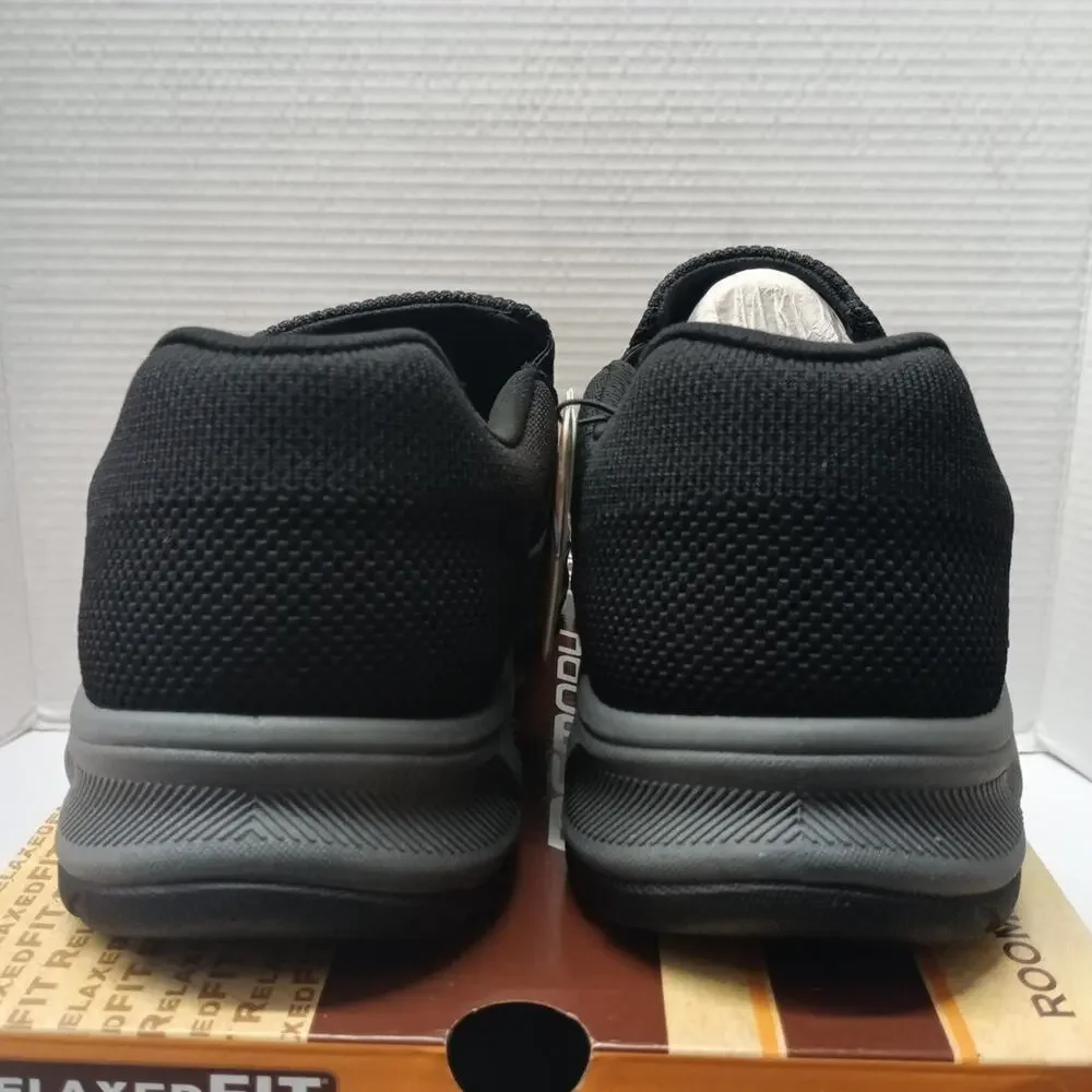 Skechers Relaxed Fit Shoes Men's Size 9 Extra‎ Wide Black